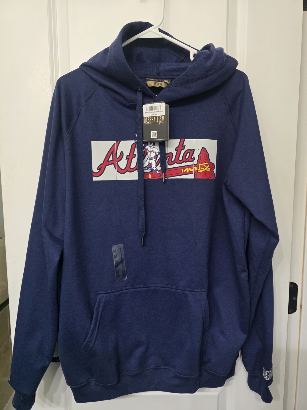 Athletic Atlanta Navy Pullover Hoodie